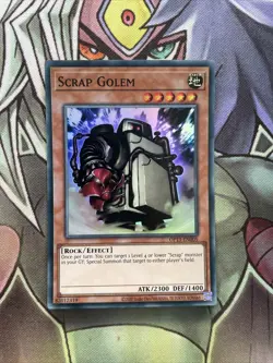 OP13-EN005 Scrap Golem Super Rare UNL Edition Near Mint Yugioh - Image 1
