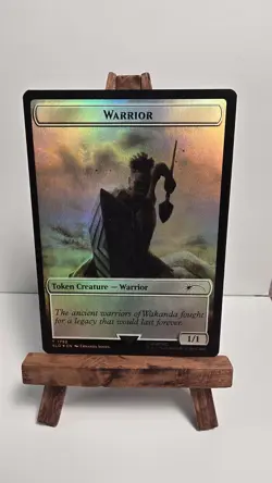 MTG - Warrior Token - Foil Secret Lair x Marvel Black Panther SLD 1752 - Image 1