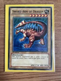 Yu-gi-oh Sword Arm Of Dragon LCJW-EN146 1st Edition NM Card - Image 2