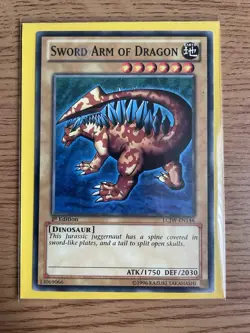 Yu-gi-oh Sword Arm Of Dragon LCJW-EN146 1st Edition NM Card - Image 3