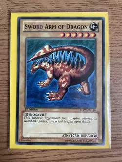 Yu-gi-oh Sword Arm Of Dragon LCJW-EN146 1st Edition NM Card - Image 5
