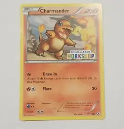 Charmander Build A Bear Promo Card Pokemon TCG promo 17/113 - Image 1