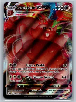 Greedent VMAX #218/264 SWSH08: Fusion Strike Ultra Rare - Pokemon Cards H30 - Image 1