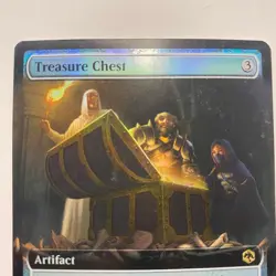 Treasure Chest Card Signed By Dan Scott MTG Artist Proof - Image 2