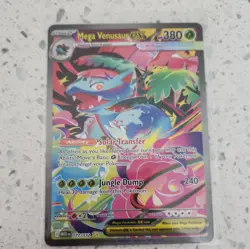 Mega Venusaur EX SIR 177/132 Mega Evolution English Pokemon TCG Near Mint Card - Image 2