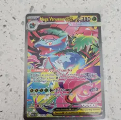 Mega Venusaur EX SIR 177/132 Mega Evolution English Pokemon TCG Near Mint Card - Image 3