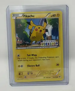 Pikachu Build A Bear Promo 20/108 Pokemon Card - Image 1