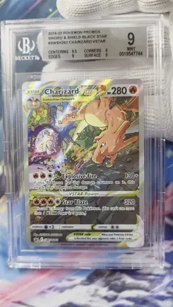 Charizard VSTAR SWSH262 SWSH: Sword & Shield Promo Cards Holo BGS 9 - Image 2