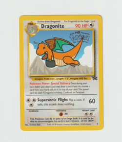 Dragonite Black Star Promo 5 Pokemon Card NM Vintage WOTC - NM - Image 3