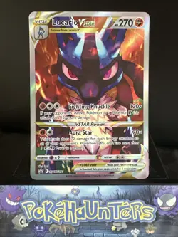 Pokemon Card Lucario VSTAR SWSH291 Crown Zenith ETB Promo NM - Image 1
