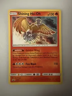 Shining Ho-Oh SM70 Promo Card Near Mint NM Condition - Image 2