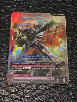 Buster Gundam - Newtype Rising #GD01-046 LR - Gundam Card Game - Image 1