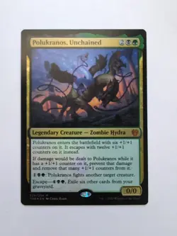 MTG Polukranos, Unchained (THB) Theros Beyond Death Foil Mythic 224/254 - Image 1