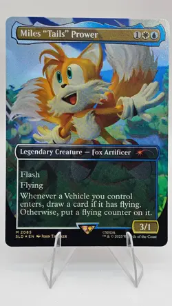 Miles "Tails" Prower (Rainbow Foil) - Secret Lair 2085 - Image 1