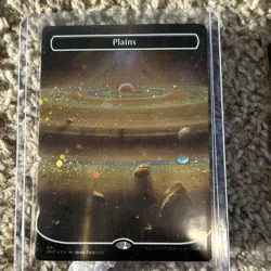 Magic The Gathering UnFinity Galaxy Foil Planetary Lands (5x) One Of Each Color - Image 4