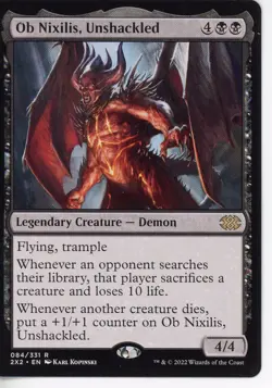 2022 Magic the Gathering Ob Nixillis Unshackled Legendary Creature Extended Art - Image 1