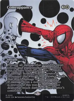 Comeuppance (Borderless) Spider-Man Mythic Regular #1 NM MTG - Image 1