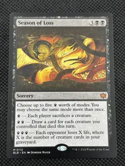 Season of Loss 112 Normal Bloomburrow NM MTG - Image 1