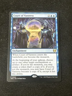 Court of Vantress Commander Wilds of Eldraine Regular Rare Mtg 0022 WoC NM - Image 1