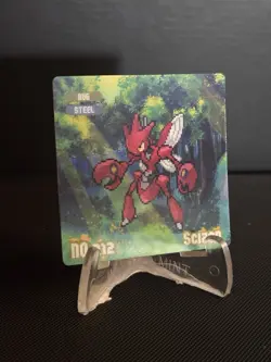 Pokemon Eif origin Gameboy Lenticular Scuther/ Scizor #EE - Image 2