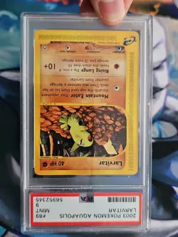 2003 Pokemon Aquapolis Larvitar 89/147 #89 Graded PSA 9 Mint - Image 4