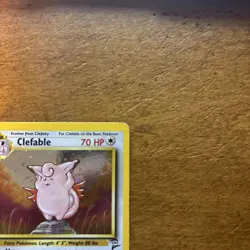 Pokemon Base Set 2 - Clefable 5/130 Holo Rare LP - Image 3