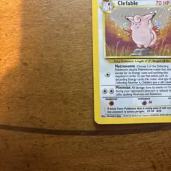 Pokemon Base Set 2 - Clefable 5/130 Holo Rare LP - Image 5