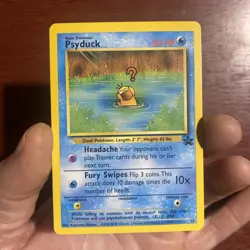 Vintage Pokemon - Psyduck Black Star Promo 20 c573 - Image 1