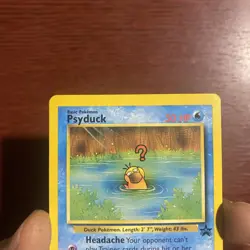 Vintage Pokemon - Psyduck Black Star Promo 20 c573 - Image 2