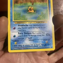 Vintage Pokemon - Psyduck Black Star Promo 20 c573 - Image 3