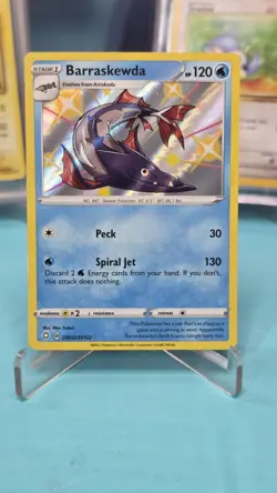 2021 Barraskewda SV032/SV122 Shining Fates Shiny Vault Holo NM/MINT Pokemon TCG - Image 1