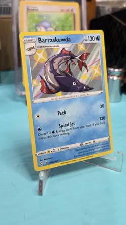 2021 Barraskewda SV032/SV122 Shining Fates Shiny Vault Holo NM/MINT Pokemon TCG - Image 2