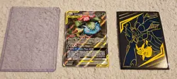 Venusaur & Snivy GX SM229 Tag-Team Pokemon Sun & Moon Black Star PromoPack Fresh - Image 1