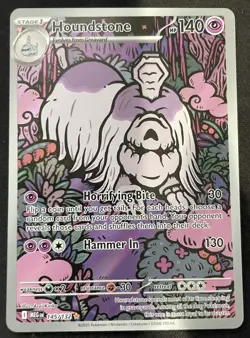 2025 Pokemon Mega Evolution Houndstone #145 Near Mint - Image 1