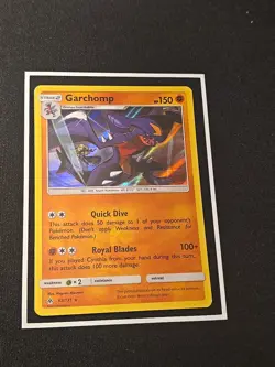 Garchomp Holo Rare - 99/156 - Ultra Prism Pokemon 2018 - Image 3
