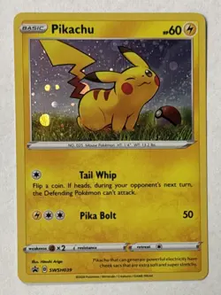Pikachu SWSH039 Cosmos Holo Pokemon TCG Black Star Promo Ungraded - Image 1