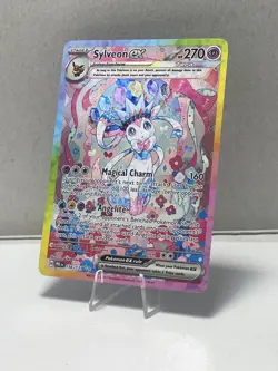 💎 Sylveon ex SIR 156/131 Sv: Prismatic Evolutions 🚀 Pokemon TCG Holo 💎 NM+ - Image 1