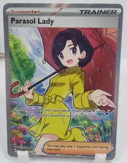 Parasol Lady 238/182 Pokemon Paradox Rift Full Art NM/M Unplayed Pack Fresh - Image 1