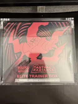 Sealed Pokemon Astral Radiance Elite Trainer Box With Acrylic Case - Image 1