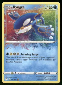 Pokemon Tcg NM Kyogre #21 Shining Fates - Image 1