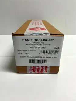 Pokemon Mega Evolution Enhanced Booster Box Case FACTORY SEALED Ships 9/26/25 - Image 1