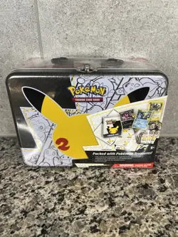 Pokemon Celebrations 25th Anniversary Collectors Chest Lunchbox Sealed - Image 1