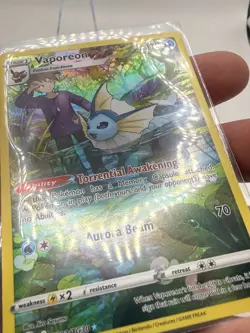 2022 Pokemon TCG - Vaporeon #TG02/TG30 Brilliant Stars Trainer Gallery - Image 3