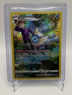 2022 Pokemon TCG - Vaporeon #TG02/TG30 Brilliant Stars Trainer Gallery - Image 4