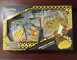 Pokemon Crown Zenith Pikachu VMax Premium Collection Box 5 Booster Packs - Image 1