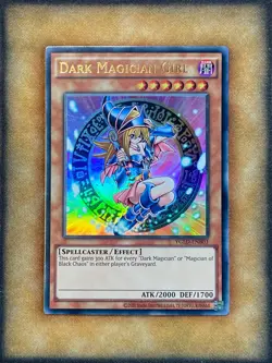Yugioh Dark Magician Girl YGLD-ENB03 Ultra Rare NM - Image 1