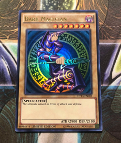 *** DARK MAGICIAN *** ULTRA RARE HOLOGRAPHIC ORIGINAL ART CT13-EN003 YUGIOH - Image 1