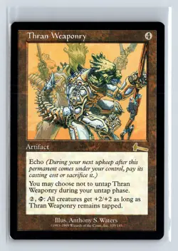 THRAN WEAPONRY - MTG Magic the Gathering Card - Urza's Legacy - Rare - Image 1