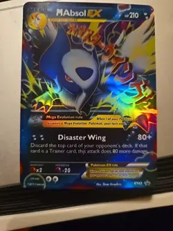 Pokemon TCG M Absol-EX XY Black Star Promos Holo Card XY63 - Image 3