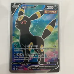Umbreon V - 188/203 - Pokemon Evolving Skies Sword & Shield Full Art Card NM - Image 1